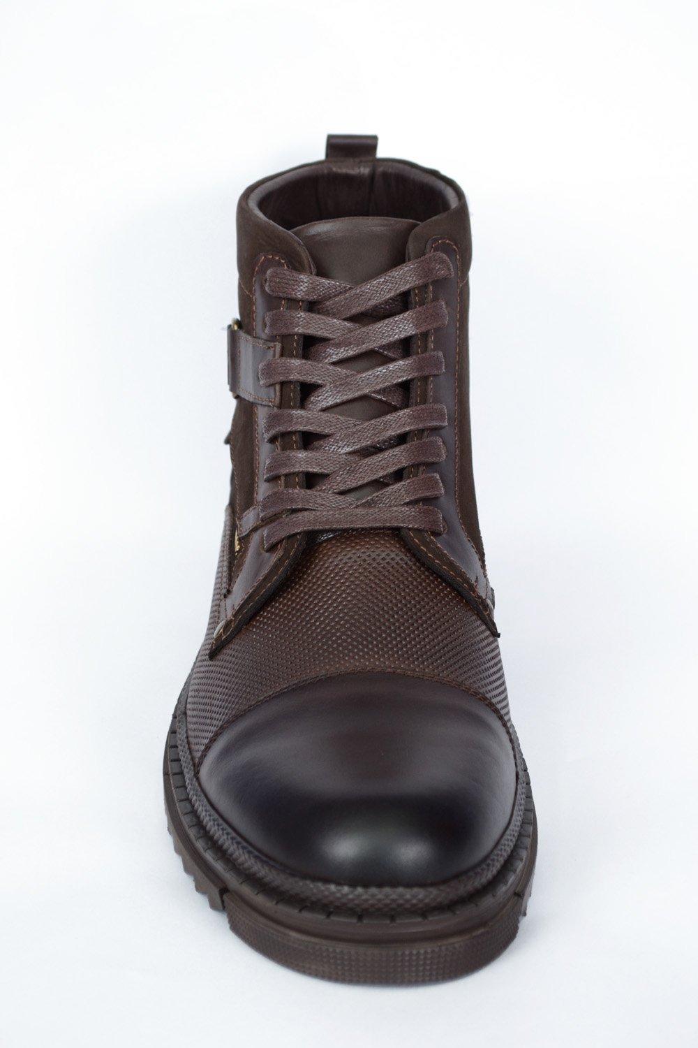Bota de cuero Darkwood de Santo en café oscuro — vista 2