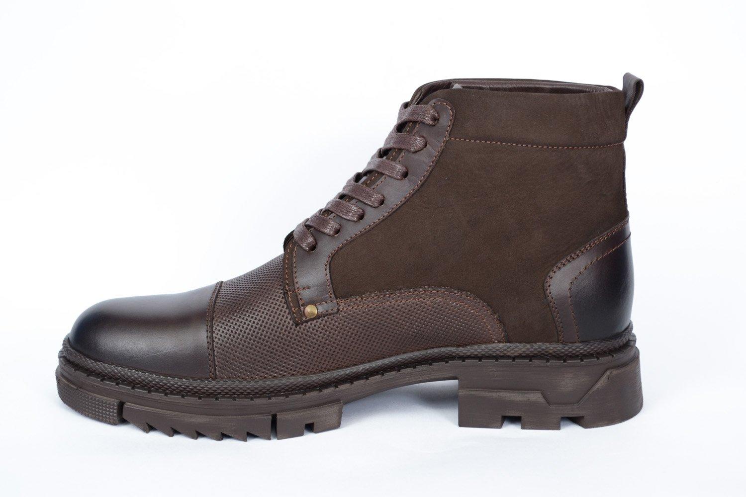Bota de cuero Darkwood de Santo en café oscuro — vista 3