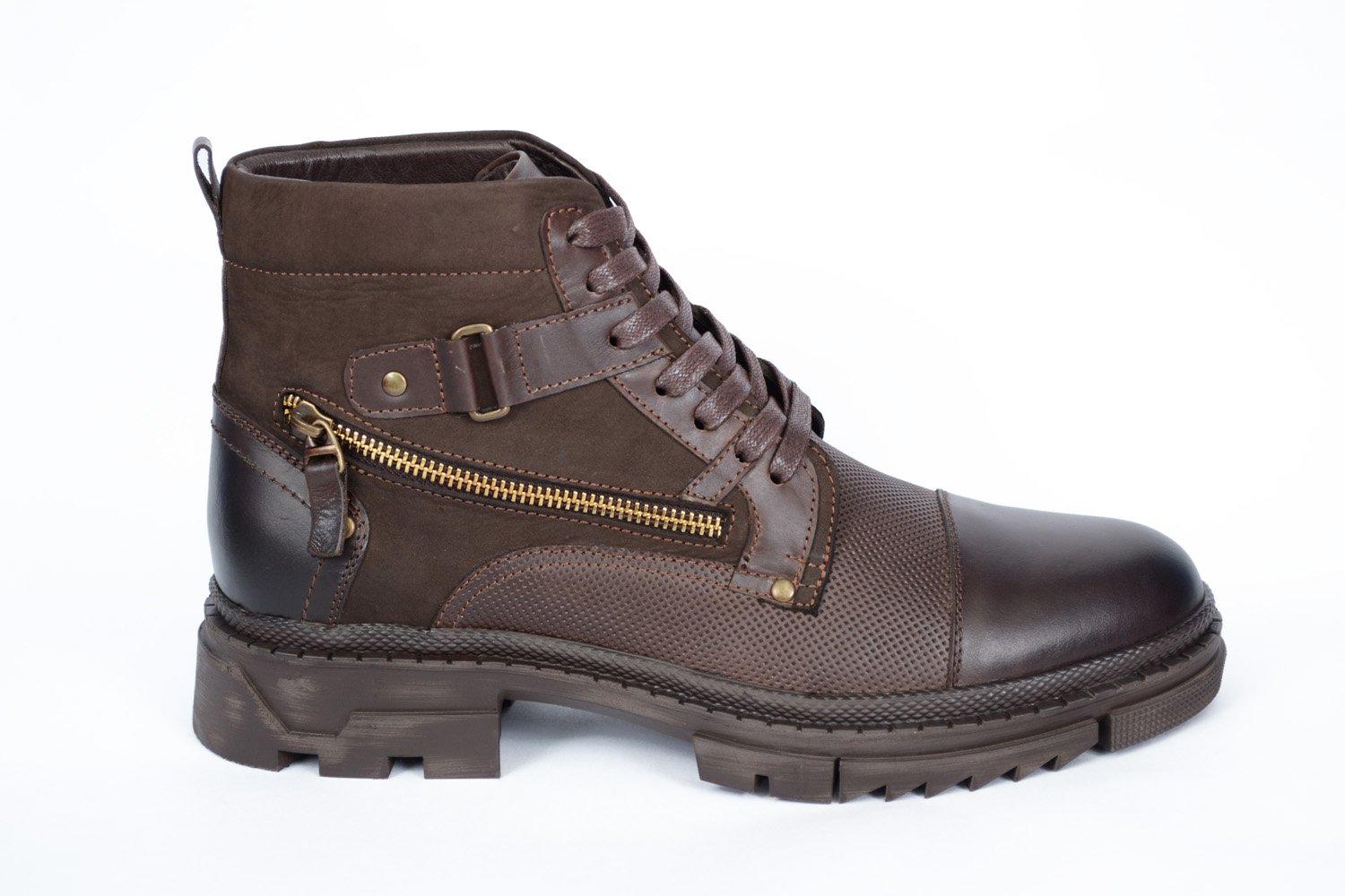 Bota de cuero Darkwood de Santo en café oscuro — vista 4