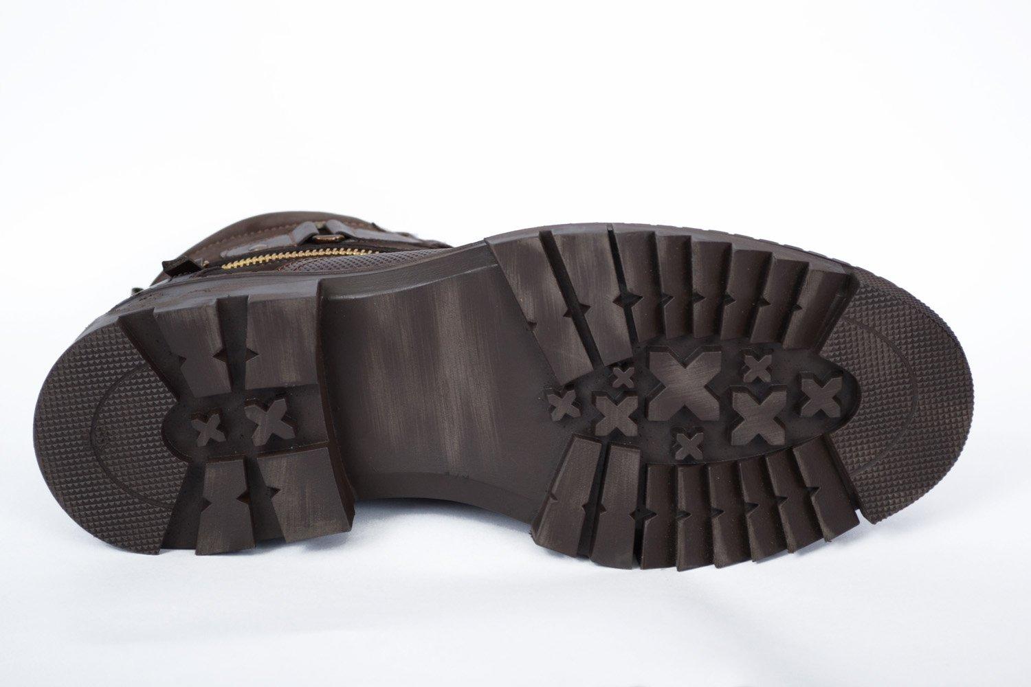 Bota de cuero Darkwood de Santo en café oscuro — vista 5