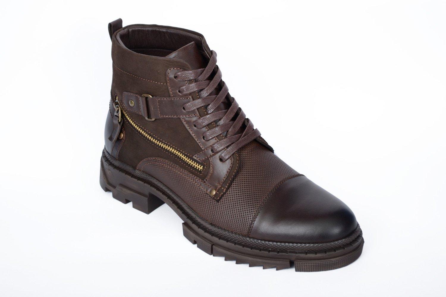 Bota de cuero Darkwood de Santo en café oscuro — vista 6