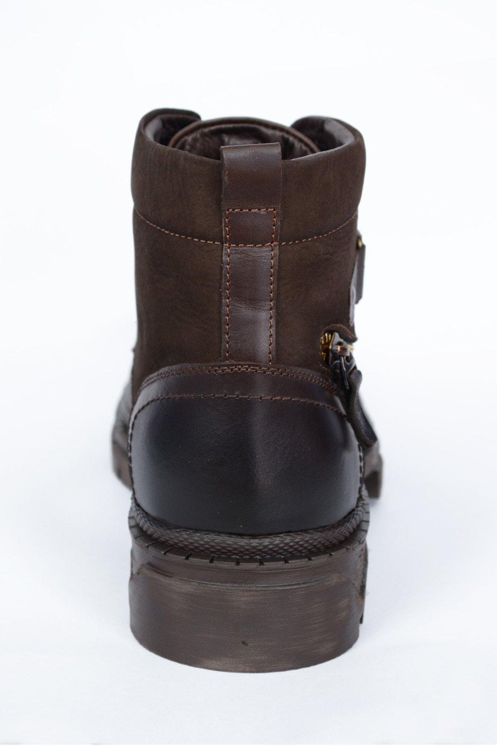 Bota de cuero Darkwood de Santo en café oscuro — vista 7